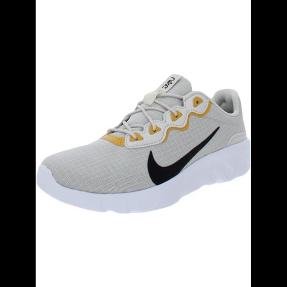 Nike Explore Strada Men's Woven Lightweight Athletic Shoes Gray/Black Size 7.5